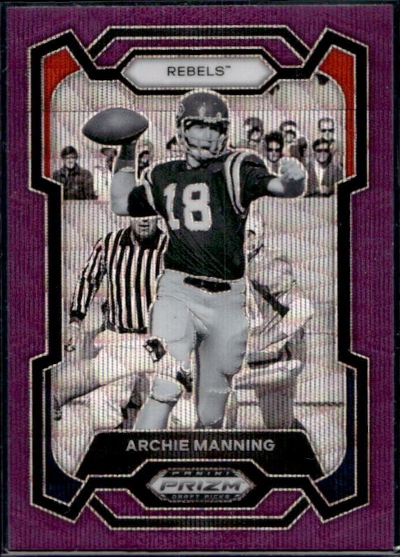 2024 Prizm Draft Picks #89 Purple Wave