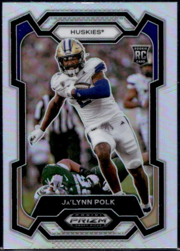 Ja'Lynn Polk 2024 Prizm Draft Picks #177 Silver Rookie RAW