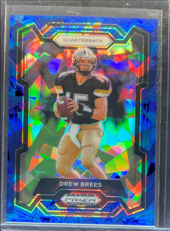Drew Brees 2024 Prizm Draft Picks #88 Blue Ice /99 RAW