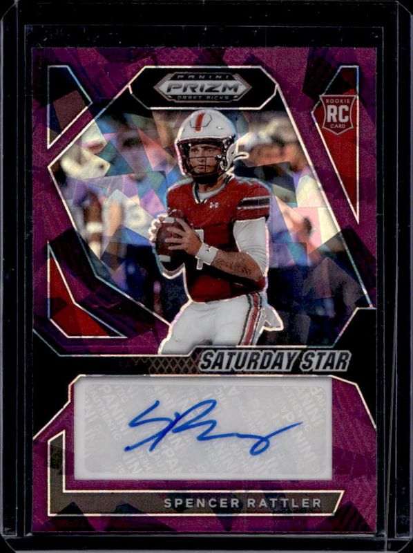 Spencer Rattler 2024 Prizm Draft Picks #SSS-SRR Saturday Star ...