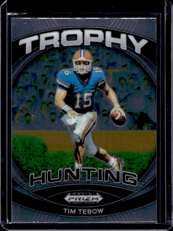 Tim Tebow 2024 Prizm Draft Picks #TH-TTW Trophy Hunting RAW