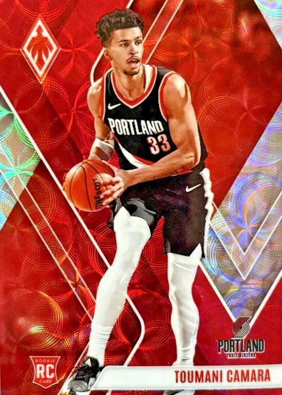 Toumani Camara 2023 Phoenix #269 International Red /75 Rookie RAW