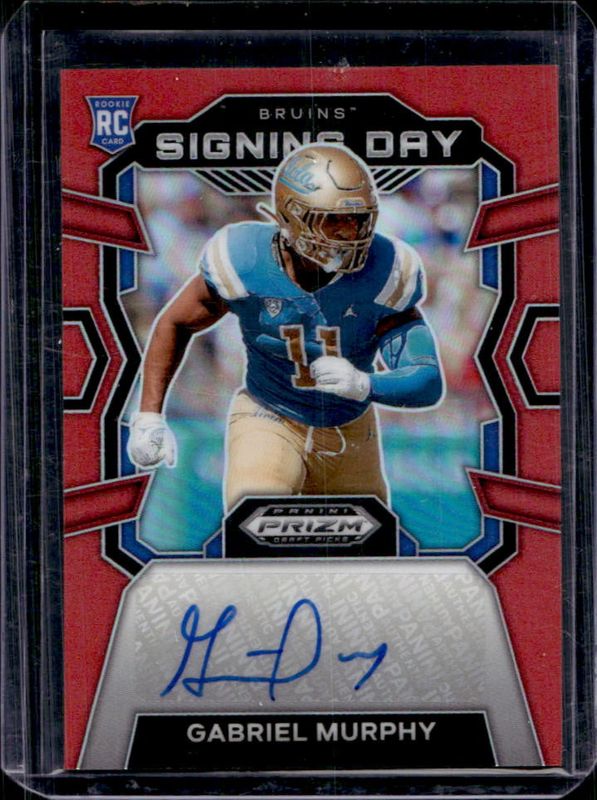 2024 Prizm Draft Picks #SD-GMY Signing Day Autographs - Red /199
