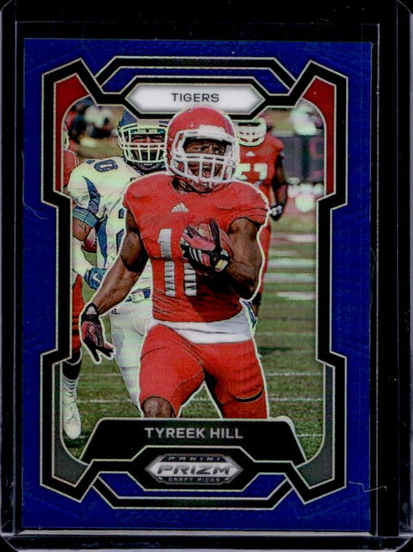 Tyreek Hill 2024 Prizm Draft Picks #80 Blue /199 RAW