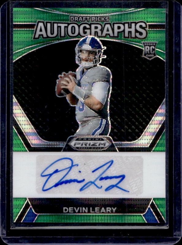 2024 Prizm Draft Picks #DPA-DLY Draft Picks Autographs - Green Pulsar