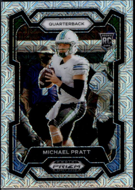 Michael Pratt 2024 Prizm Draft Picks #144 Mojo /25 Rookie RAW