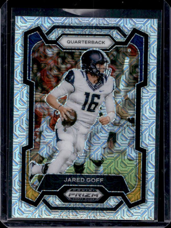 Jared Goff 2024 Prizm Draft Picks #71 Mojo /25 RAW