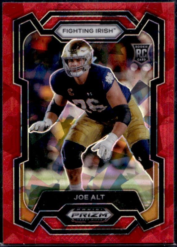 Joe Alt 2024 Prizm Draft Picks #110 Red Ice Rookie RAW