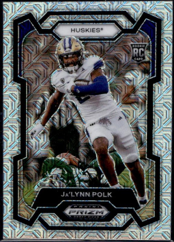 Ja'Lynn Polk 2024 Prizm Draft Picks #177 Mojo /25 Rookie RAW