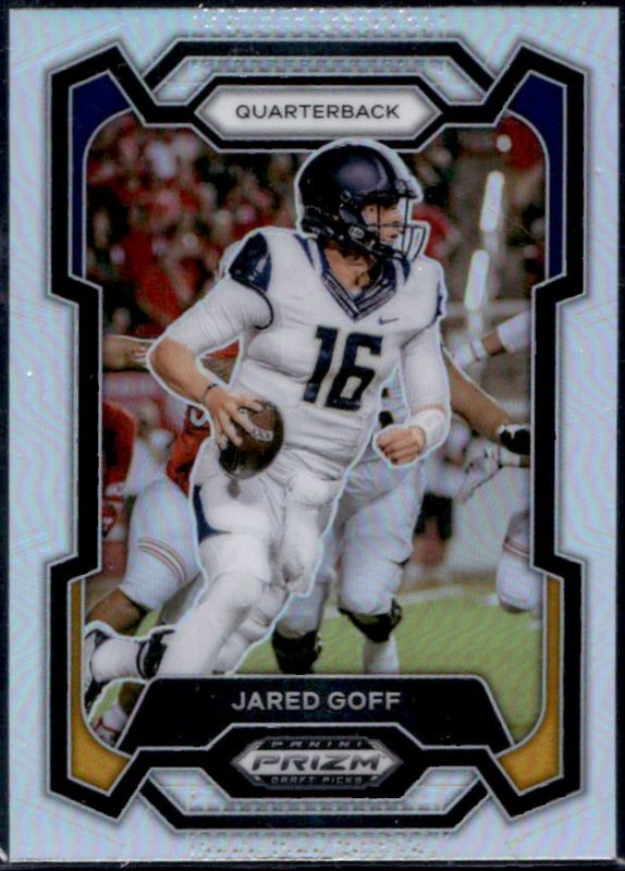 Jared Goff 2024 Prizm Draft Picks #71 Silver RAW
