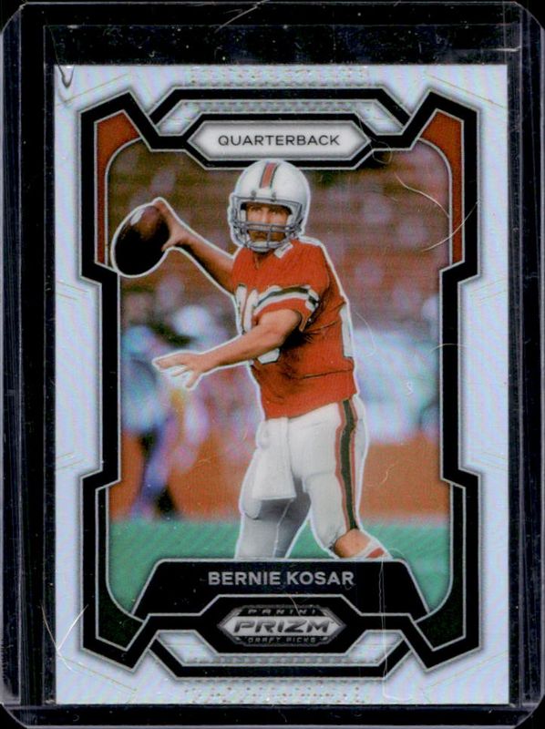 Bernie Kosar 2024 Prizm Draft Picks #26 Silver RAW