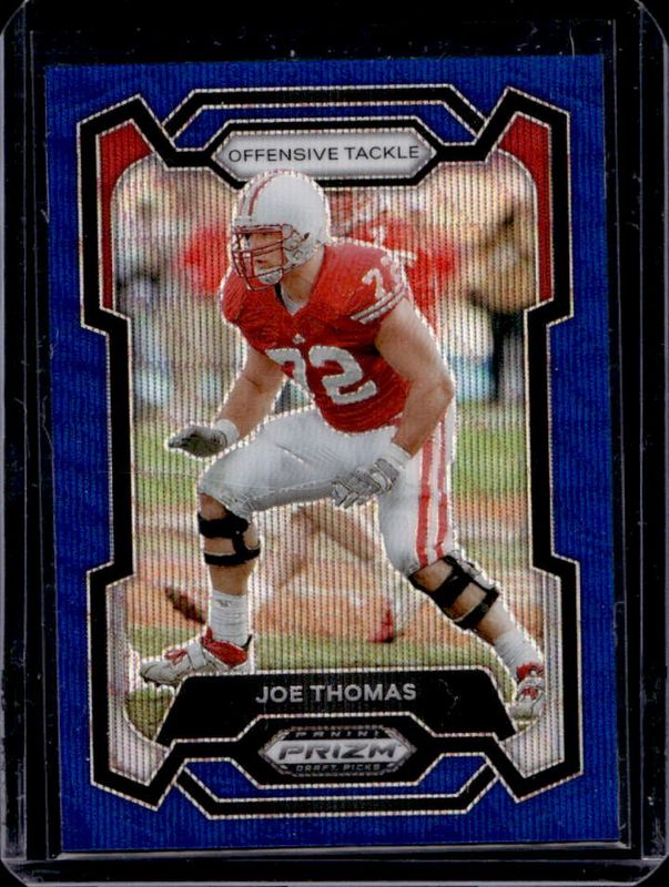 Joe Thomas 2024 Prizm Draft Picks #28 Blue Wave /249 RAW