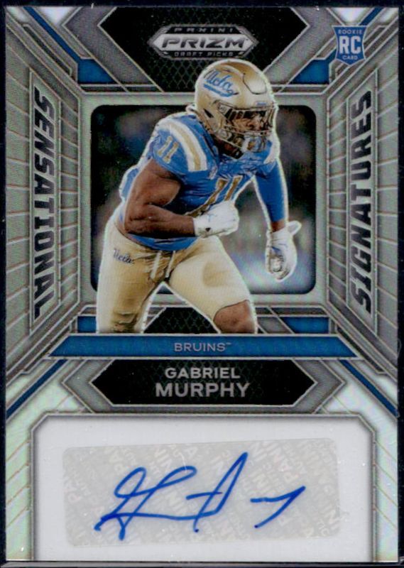 Gabriel Murphy 2024 Prizm Draft Picks #SS-GAM Sensational Signatures - Silver Rookie RAW