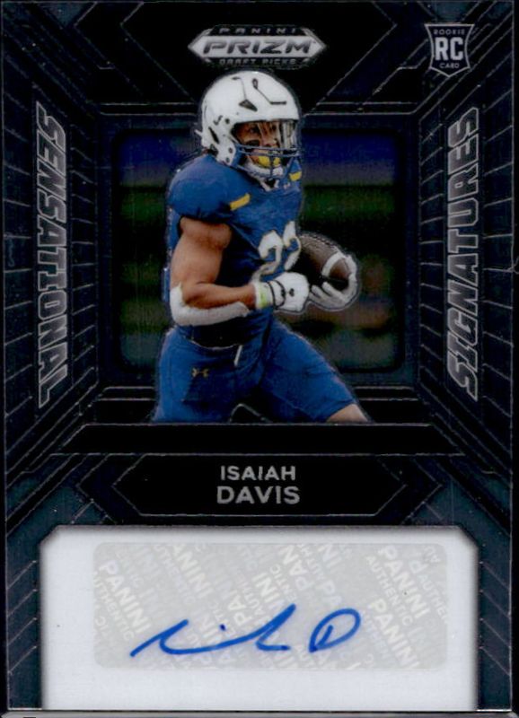 Isaiah Davis 2024 Prizm Draft Picks #SS-IDS Sensational Signatures Rookie RAW