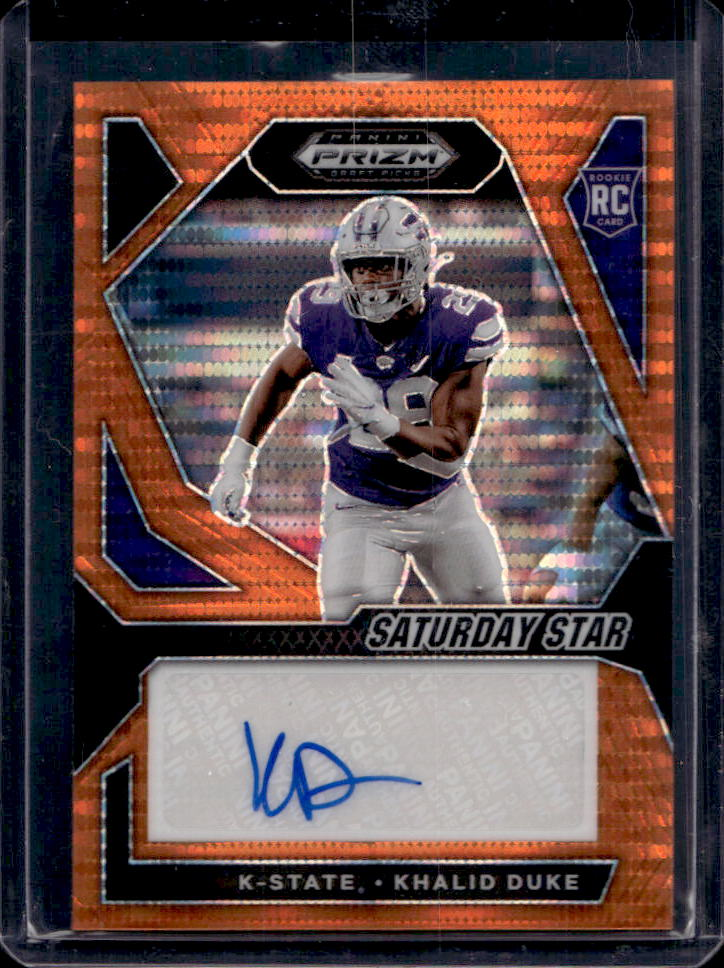 Khalid Duke 2024 Prizm Draft Picks #SSS-KDE Saturday Star Signatures ...