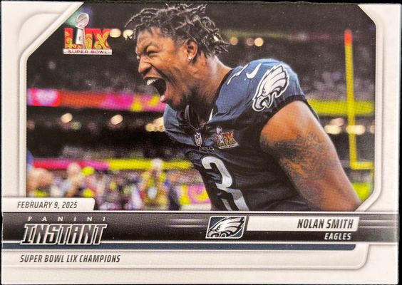 2024 Panini Instant Philadelphia Eagles SB LIX Champions #17 Base
