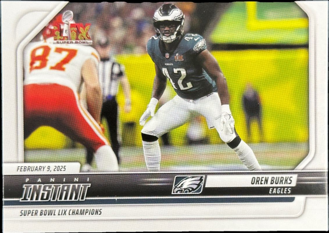 2024 Panini Instant Philadelphia Eagles SB LIX Champions #18 Base