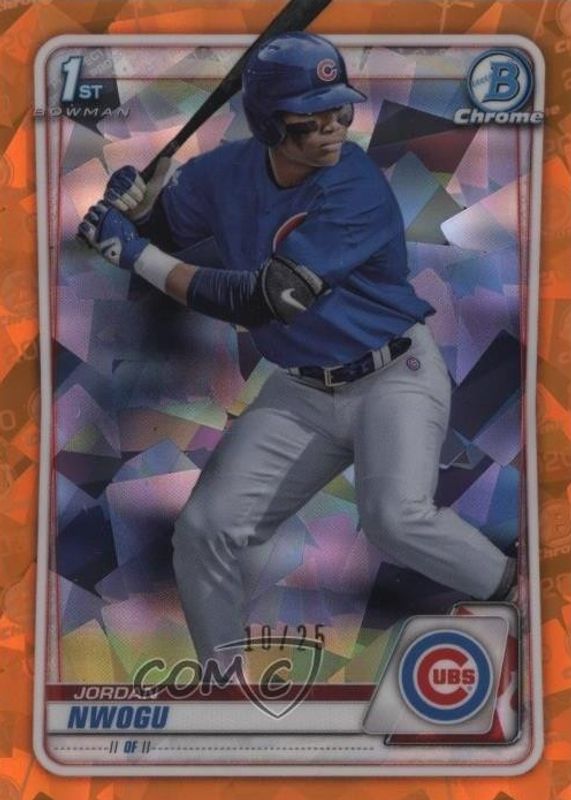 2020 Bowman Draft Sapphire Edition #BD-110 Chrome - Orange /25 (1st)