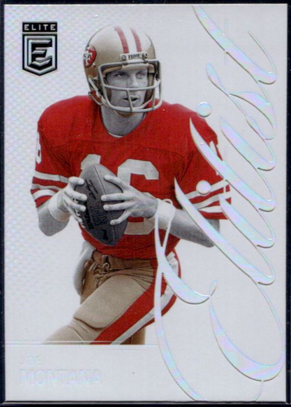 Joe Montana 2024 Elite #10 Elitist RAW