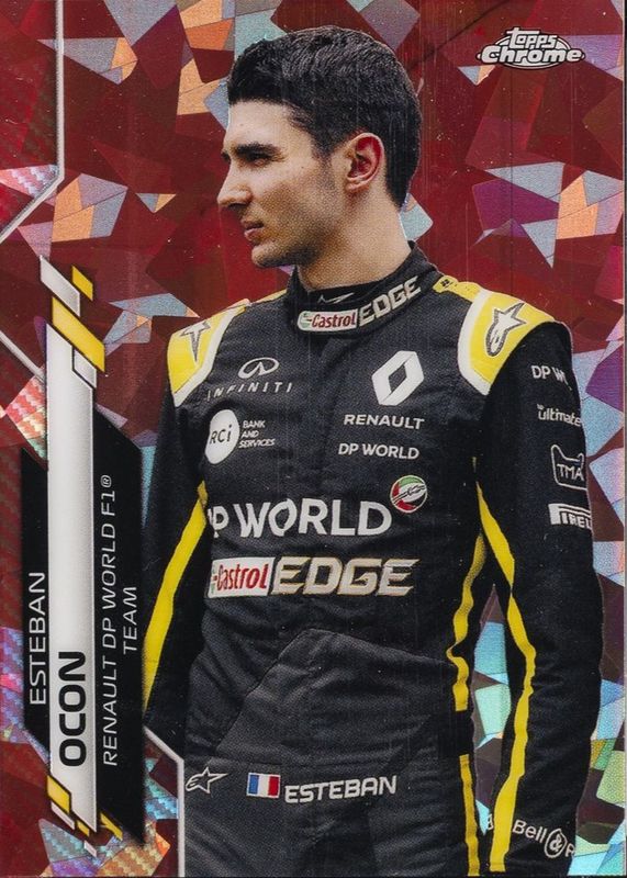 2020 Topps Chrome Formula 1 Sapphire Edition #183 F1 Racers - Red /5