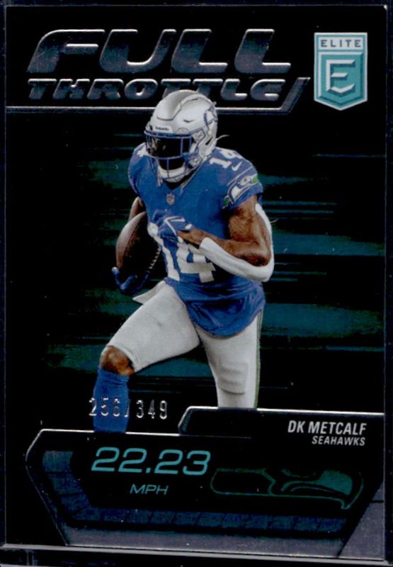 DK Metcalf 2024 Elite #2 Full Throttle /349 RAW