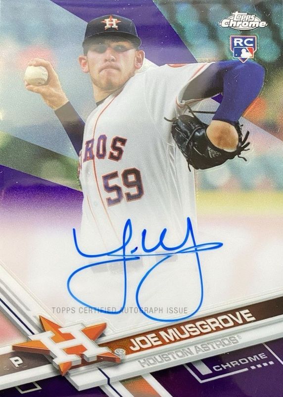 2017 Topps Chrome #RA-JM Rookie Auto - Purple Refractor /250