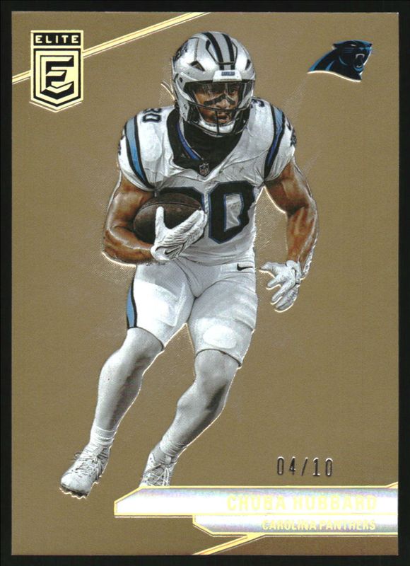 Chuba Hubbard 2024 Elite #73 Gold /10 RAW