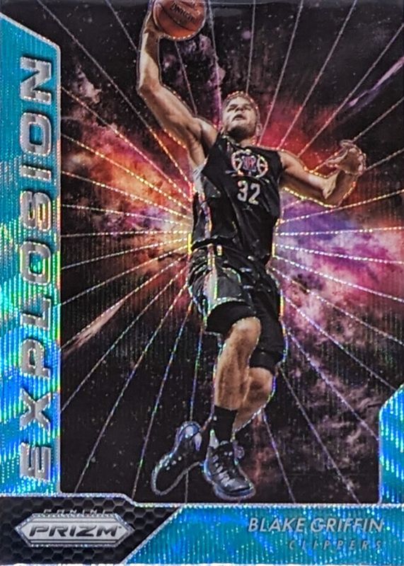2016 Prizm #16 Explosion - Teal Wave /25
