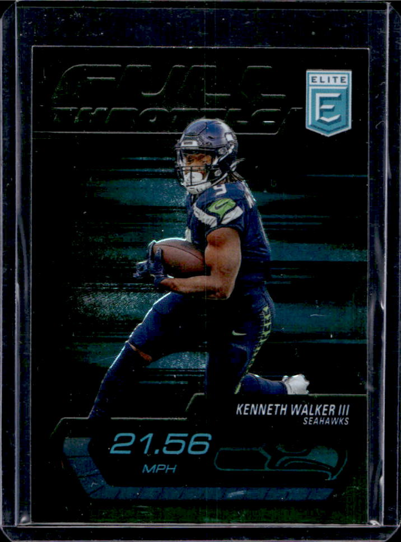Kenneth Walker III 2024 Elite #7 Full Throttle - Green Price Guide ...