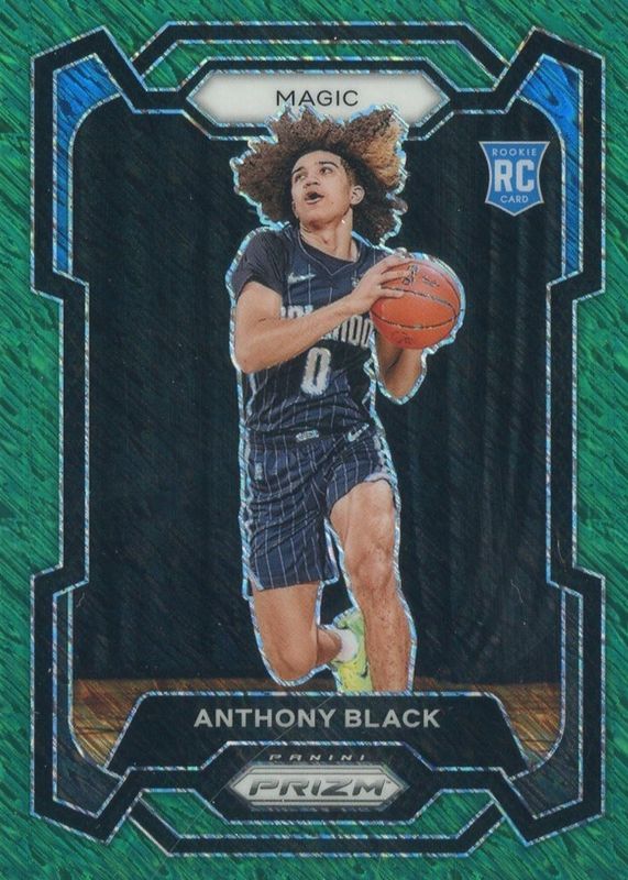 Anthony Black 2023 Prizm #170 Green Shimmer /5 Rookie RAW
