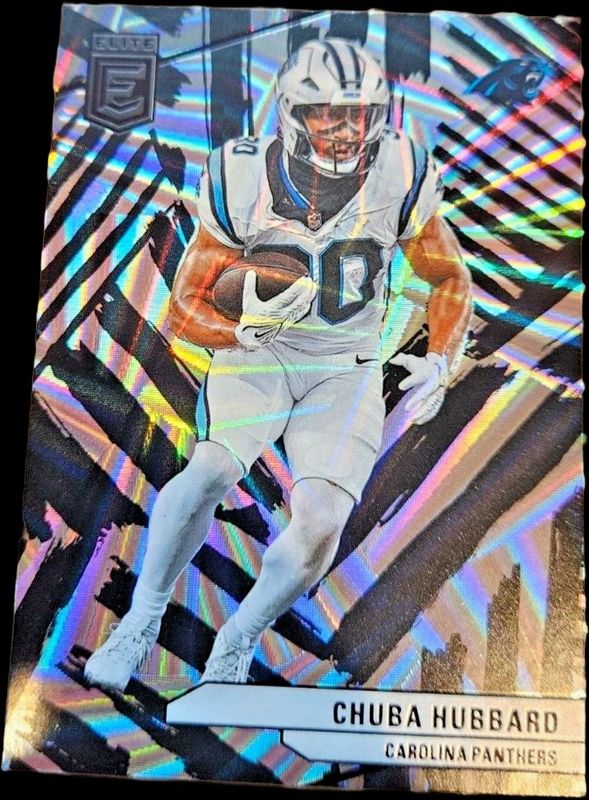 Chuba Hubbard 2024 Elite #73 Razzle Dazzle /(SSP) RAW