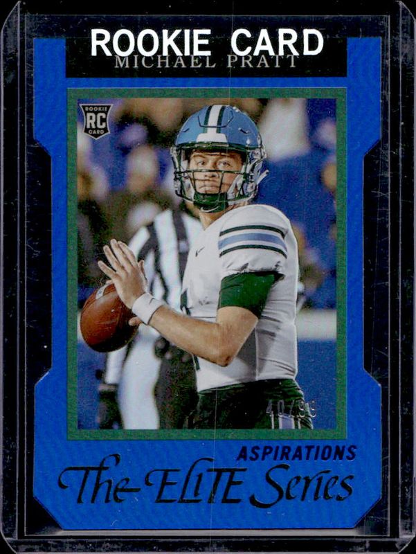 Michael Pratt 2024 Elite #49 1992 Elite Rookies - Aspirations Die-Cut /99 RAW