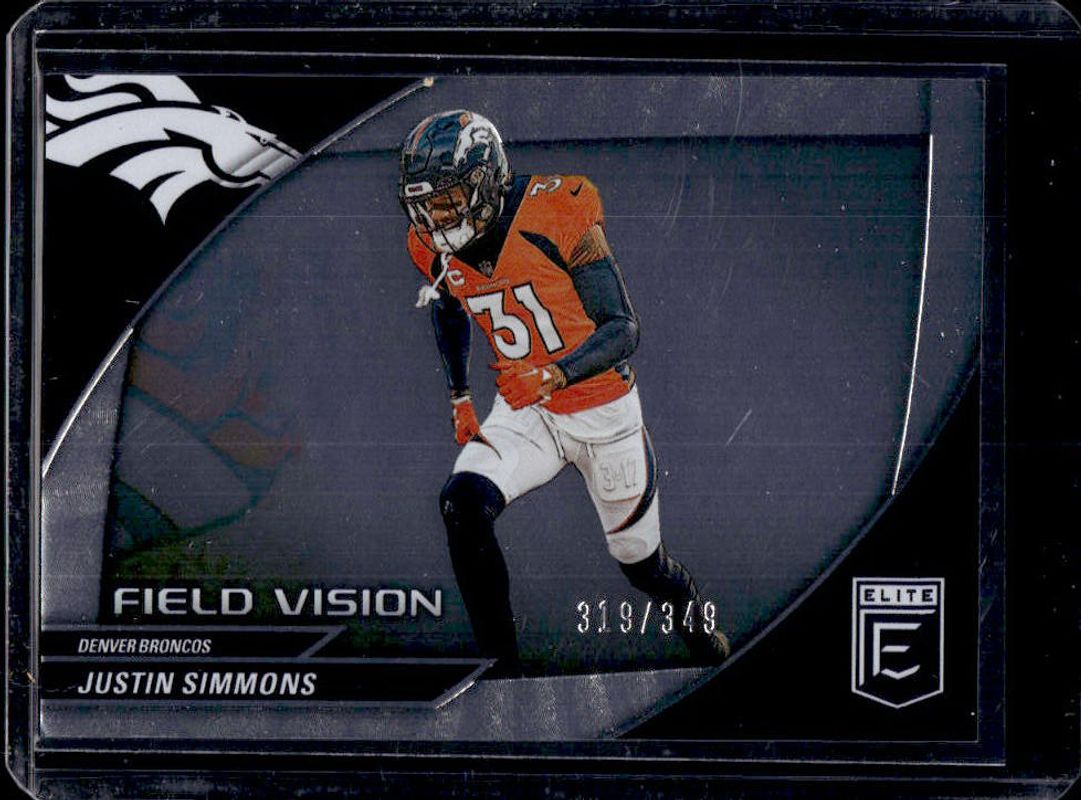 Justin Simmons 2024 Elite #10 Field Vision /349 RAW