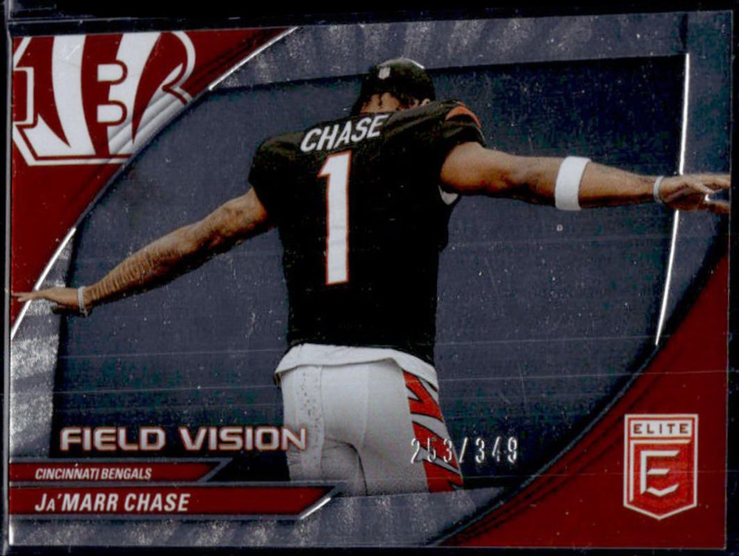 Ja'Marr Chase 2024 Elite #8 Field Vision /349 RAW