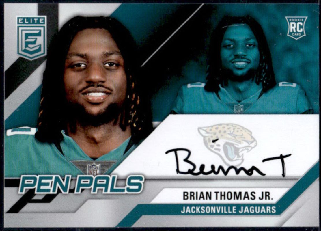 Brian Thomas Jr. 2024 Elite #PAL-BTH Pen Pals Rookie RAW