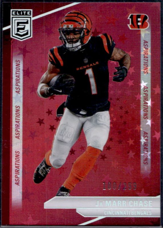 Ja'Marr Chase 2024 Elite #10 Aspirations Stars /299 RAW