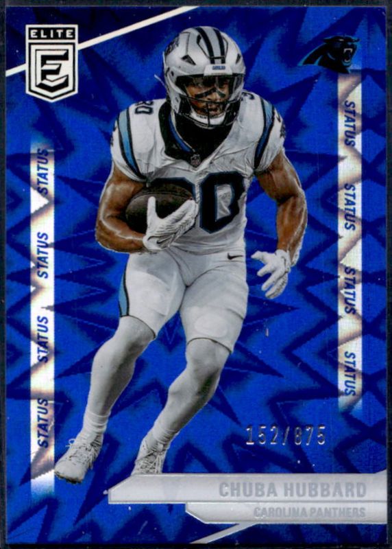 Chuba Hubbard 2024 Elite #73 Status Explosion /875 RAW