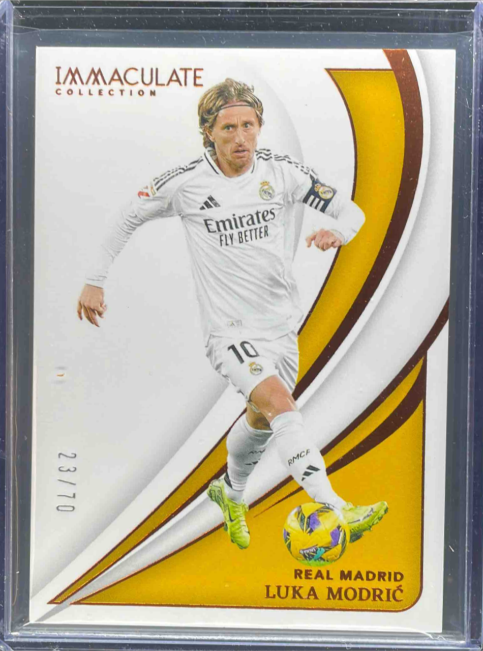 Luka Modric 2024 Immaculate Collection #34 Base /70 Price Guide ...