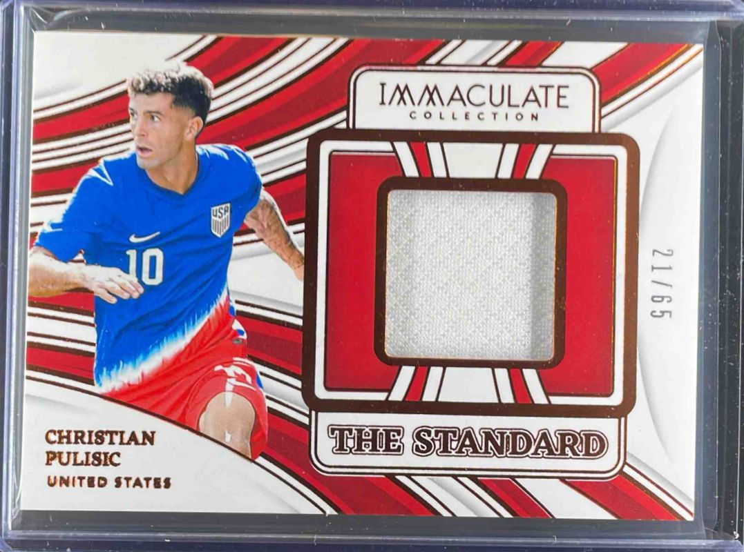Christian Pulisic 2024 Panini Immaculate Collection #39 The Standard /65 RAW