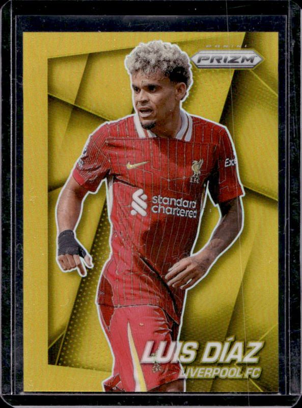 Luis Diaz 2024 Prizm Premier League #3 Flashback 2014 - Gold /10 RAW
