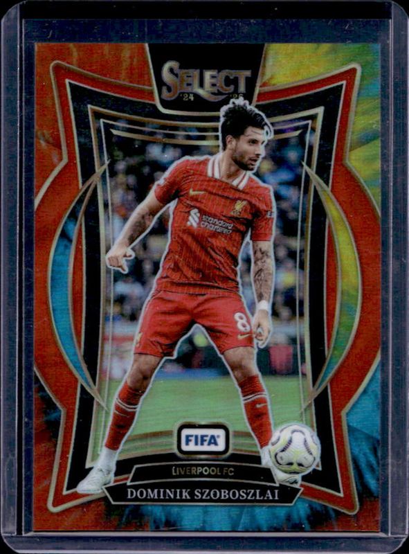Dominik Szoboszlai 2024 Select FIFA #21 Terrace Tie-Dye /25 RAW