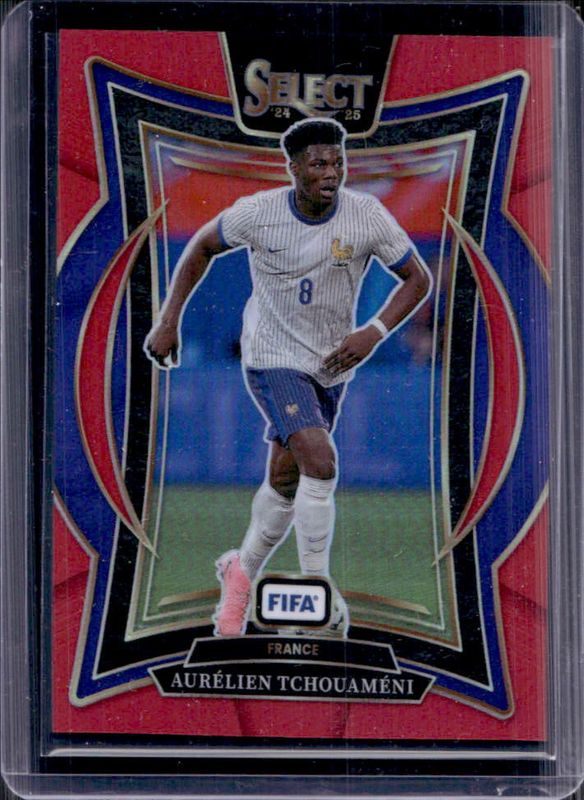 Aurelien Tchouameni 2024 Select FIFA #69 Terrace Red RAW