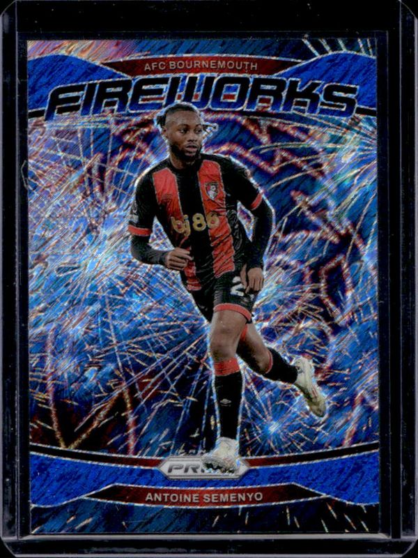 2024 Prizm Premier League #12 Fireworks - Blue Shimmer /8