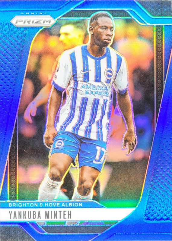 Yankuba Minteh 2024 Prizm Premier League #180 Blue /299 RAW