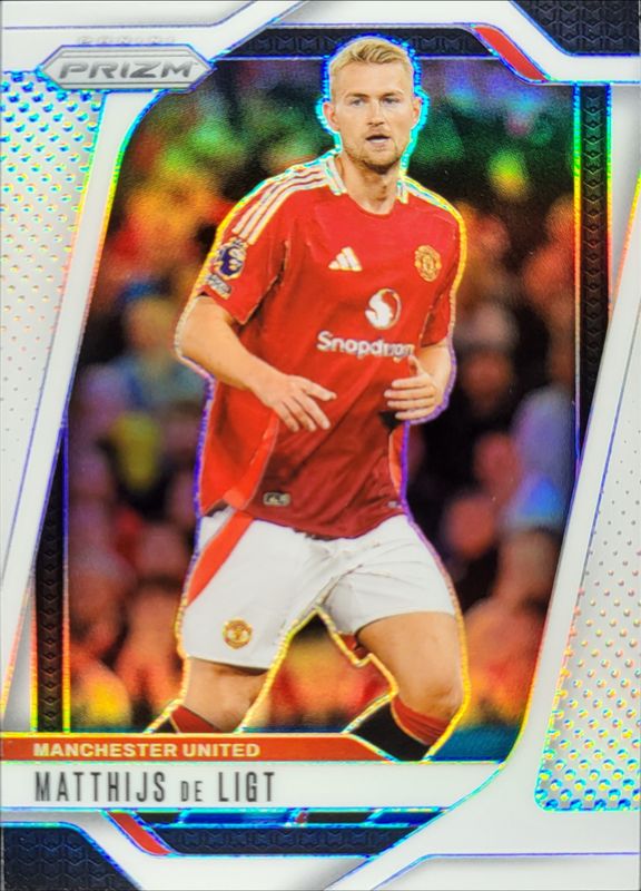 Matthijs de Ligt 2024 Prizm Premier League #125 White /35 RAW