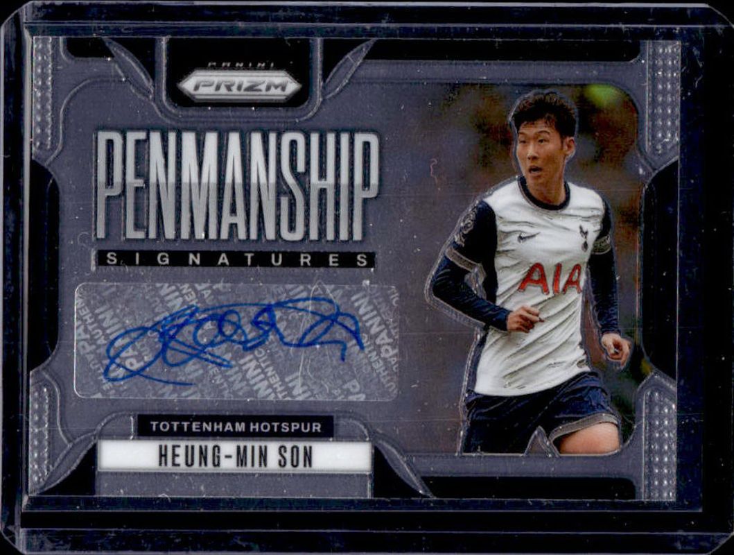 Heung-Min Son 2024 Prizm Premier League #P-HS Penmanship RAW