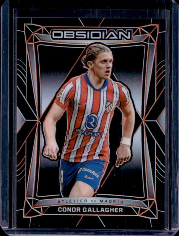 Conor Gallagher 2024 Obsidian #25 Electric Etch Orange /40 RAW