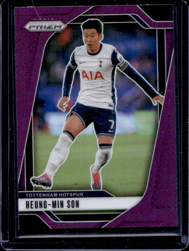 Heung-Min Son 2024 Prizm Premier League #77 Purple RAW