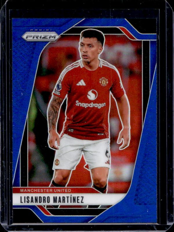 Lisandro Martinez 2024 Prizm Premier League #136 Blue /299 RAW