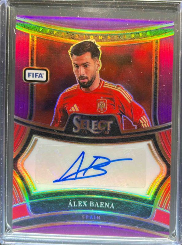 2024 Select FIFA #S-AB Signatures Purple /49